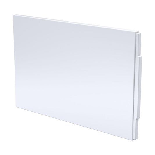 [BBPA144] 800mm White Acrylic End Bath Panel for Modern Straight Baths - Cutout