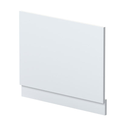 [BBPA170] 700mm Straight Reversible Bath End Panel & Plinth - Satin White - Cutout