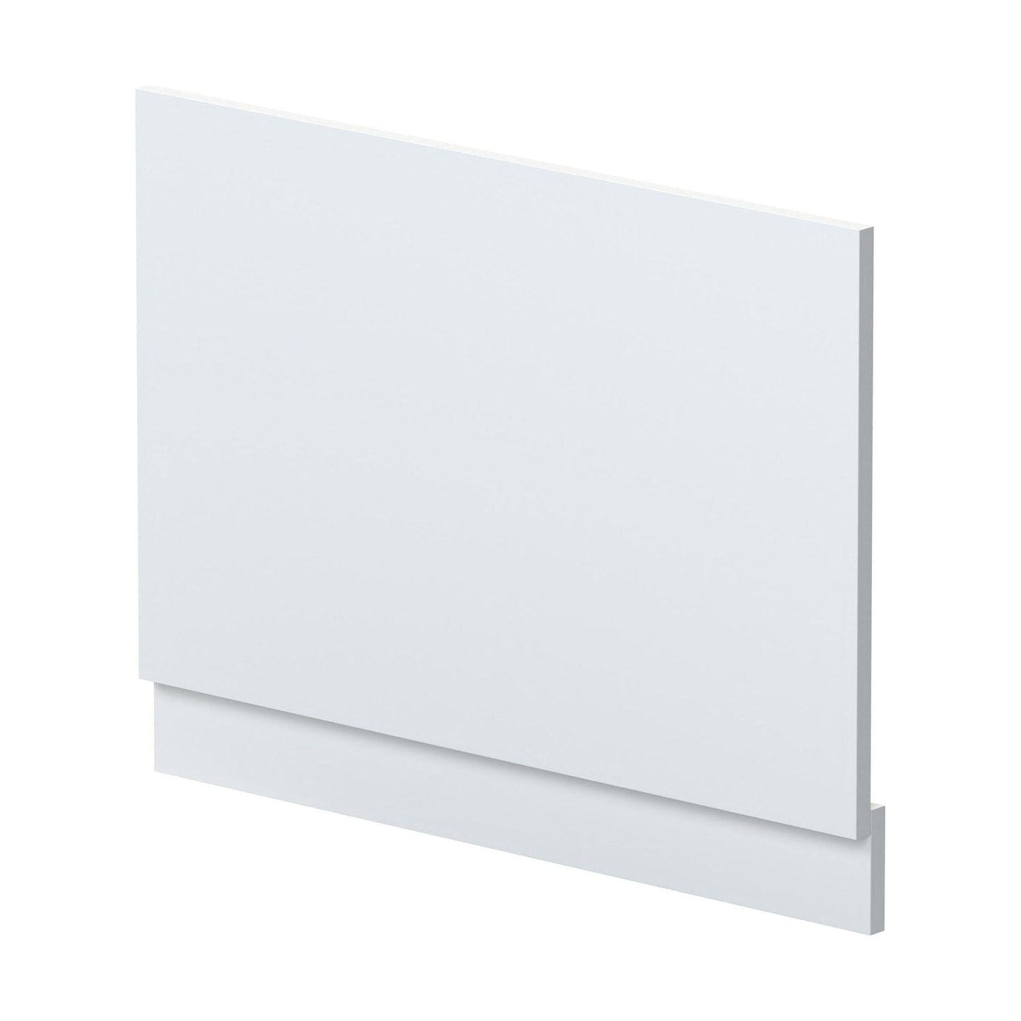 [BBPA171] 750mm Straight Reversible Bath End Panel & Plinth - Satin White - Cutout