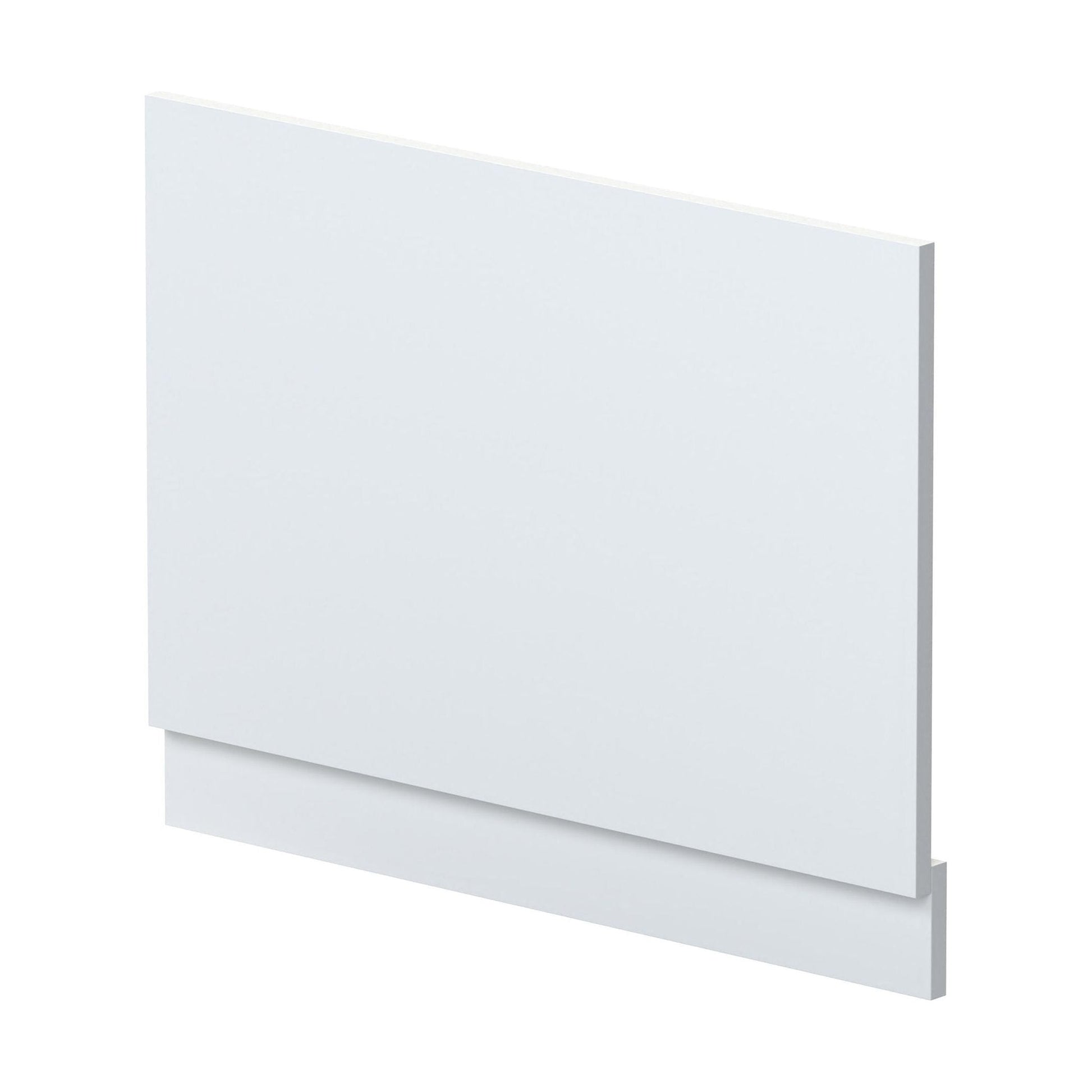 [BBPA171] 750mm Straight Reversible Bath End Panel & Plinth - Satin White - Cutout