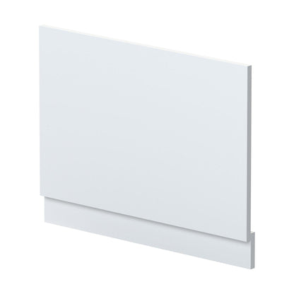 [BBPA171] 750mm Straight Reversible Bath End Panel & Plinth - Satin White - Cutout