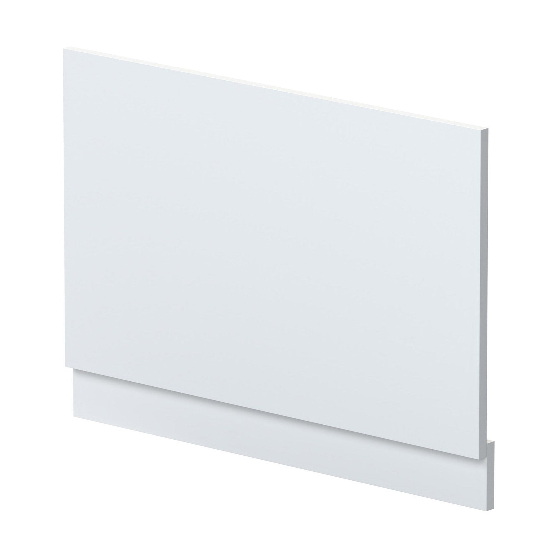 [BBPA172] 800mm Straight Reversible Bath End Panel & Plinth - Satin White - Cutout