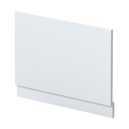 [BBPA172] 800mm Straight Reversible Bath End Panel & Plinth - Satin White - Cutout