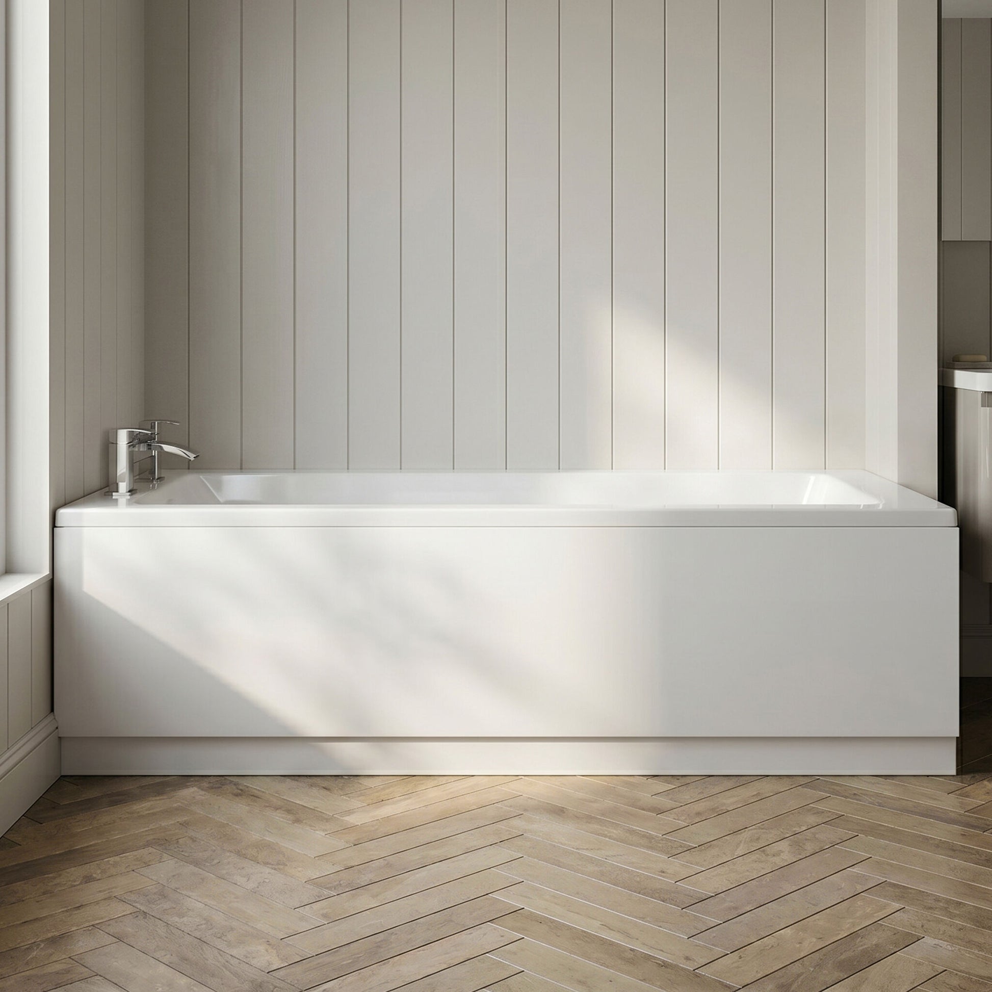 [BBPA178] Straight Bath Front Panel Available - Choice of Size and Colour - Silo