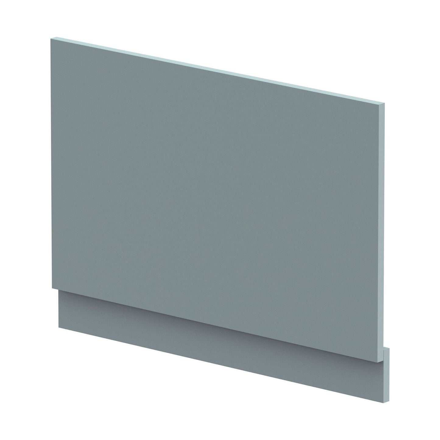 [BBPA2313] 800mm Edge/Power Straight End Bath Panel & Plinth - Matt Coastal Grey - Cutout