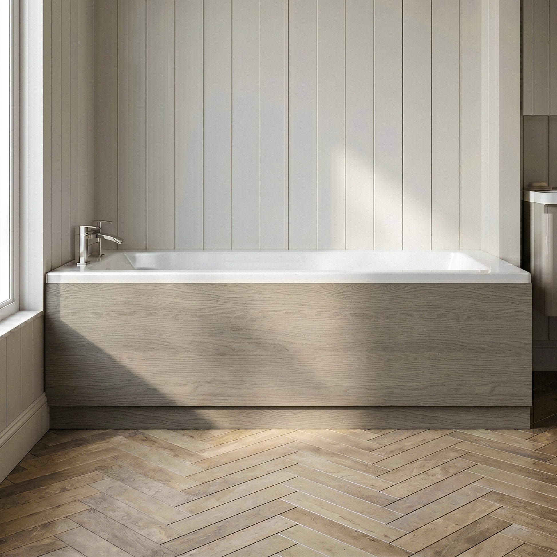 [BBPA2505] Straight Bath Front Panel Available - Choice of Size and Colour - Silo