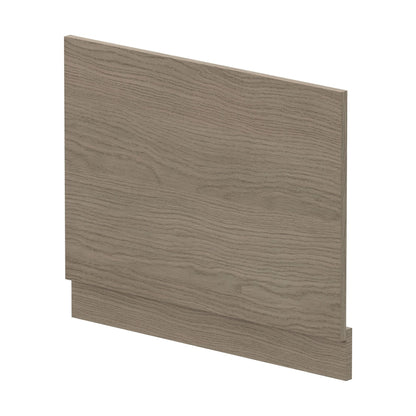 [BBPA2511] 700mm Bath MFC End Panel & Plinth - Woodgrain Solace Oak - Cutout