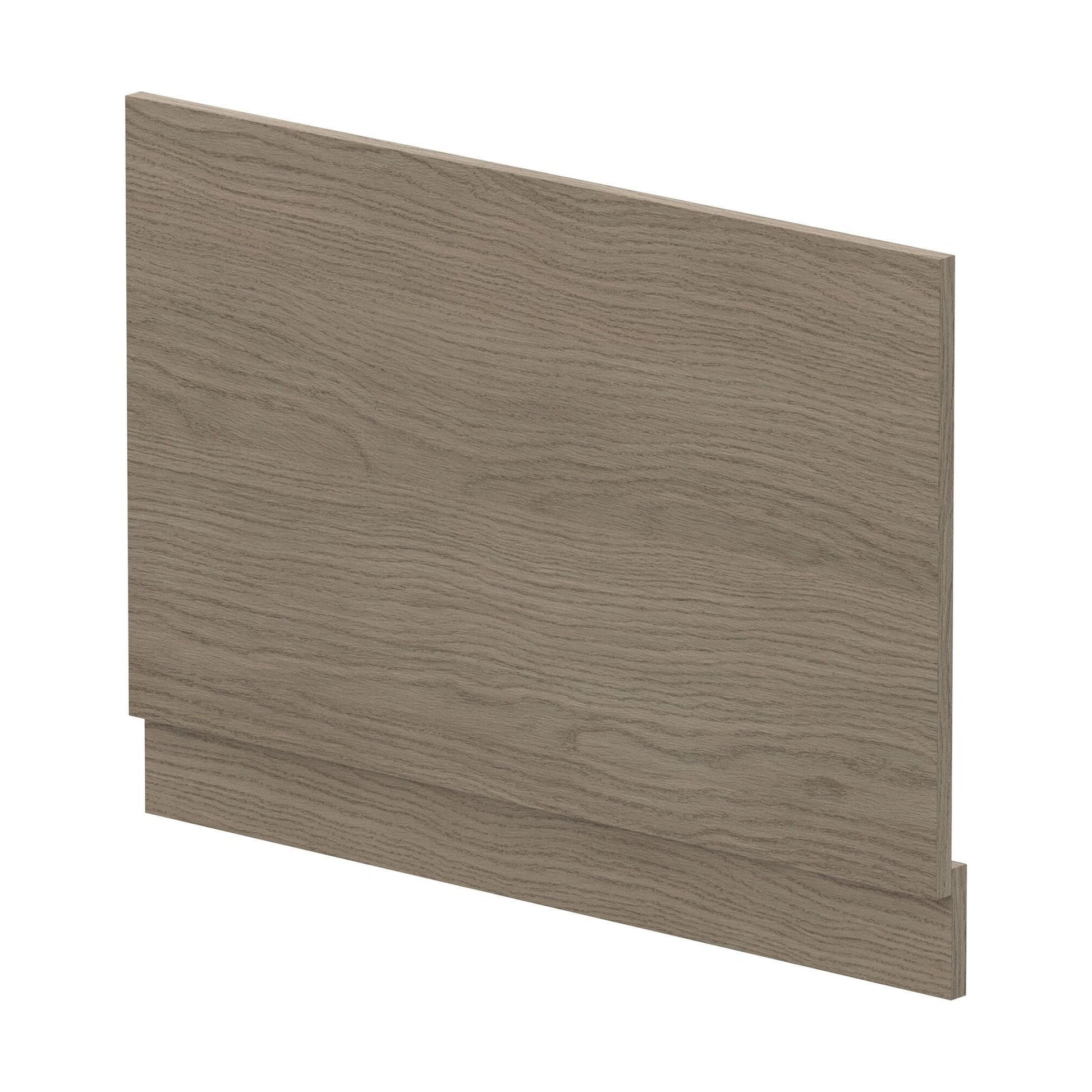 [BBPA2513] 800mm Bath MFC End Panel & Plinth - Woodgrain Solace Oak - Cutout