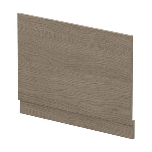 [BBPA2513] 800mm Bath MFC End Panel & Plinth - Woodgrain Solace Oak - Cutout