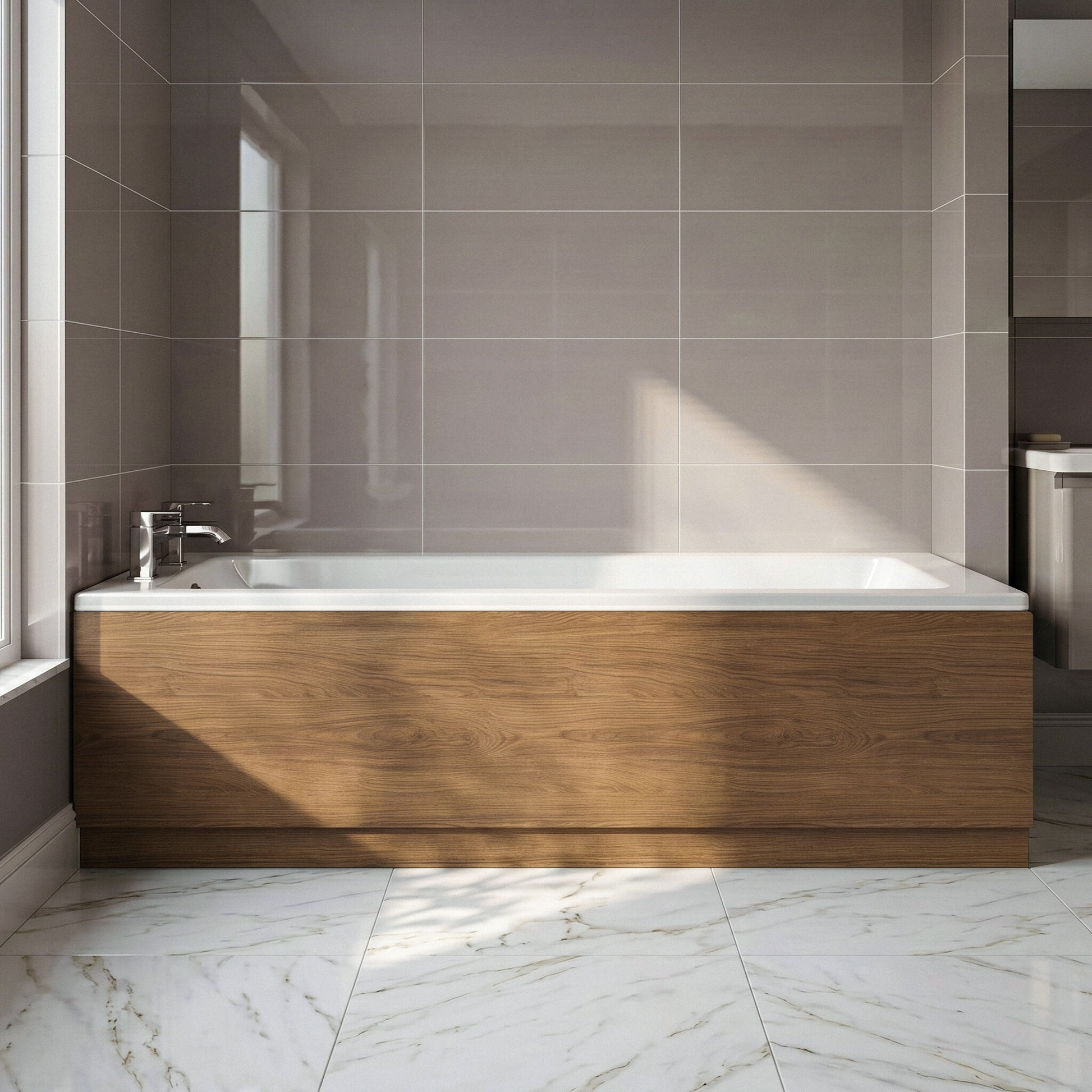 [BBPA2707] Straight Bath Front Panel Available - Choice of Size and Colour - Silo