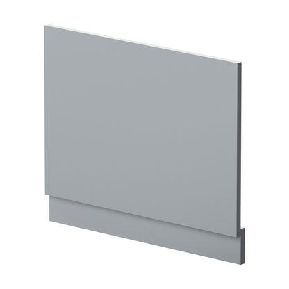 [BBPA270] 700mm Straight Reversible Bath End Panel & Plinth - Satin Grey - Cutout