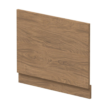 [BBPA2711] 700mm Straight Bath End Panel and Plinth - Antique Oak - Cutout