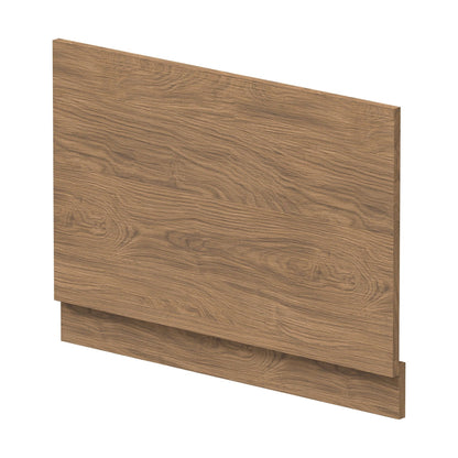 [BBPA2713] 800mm Straight Bath End Panel and Plinth - Antique Oak - Cutout