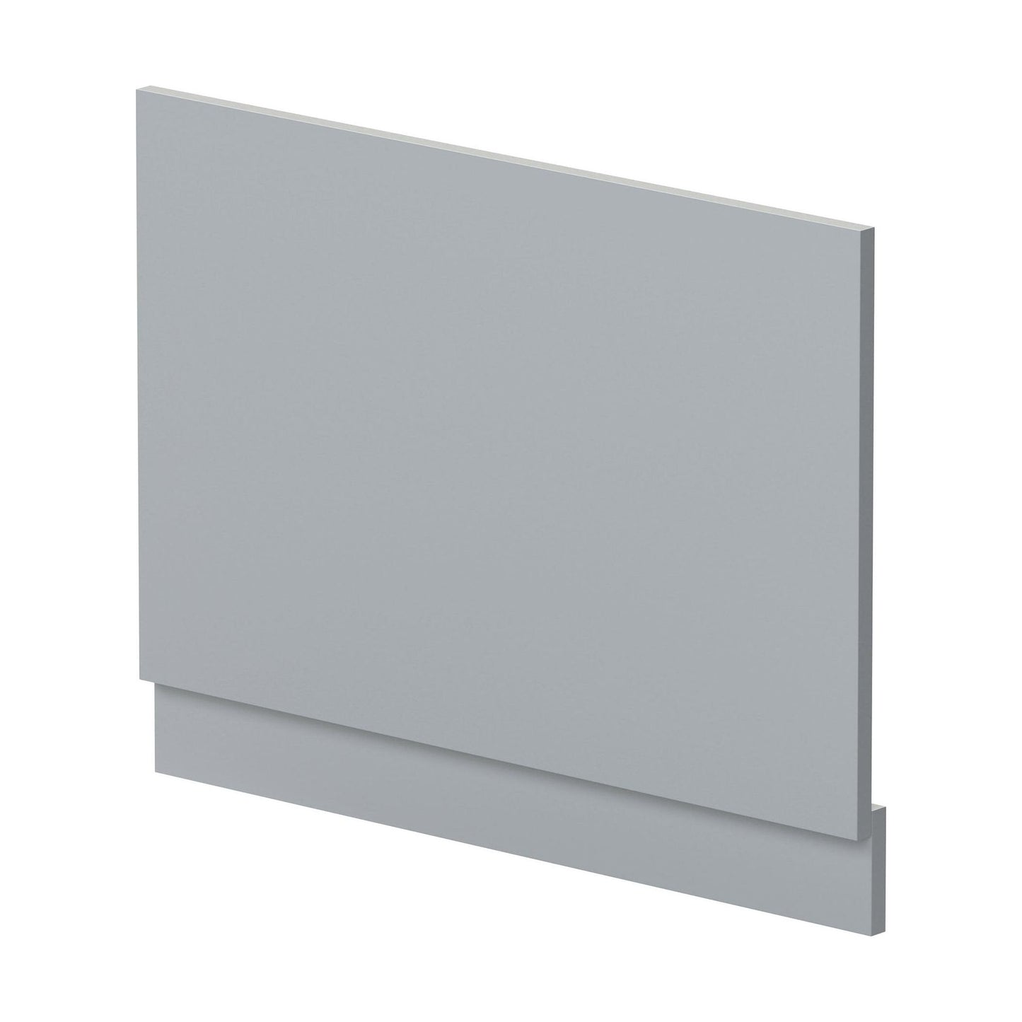 [BBPA271] 750mm Straight Reversible Bath End Panel & Plinth - Satin Grey - Cutout