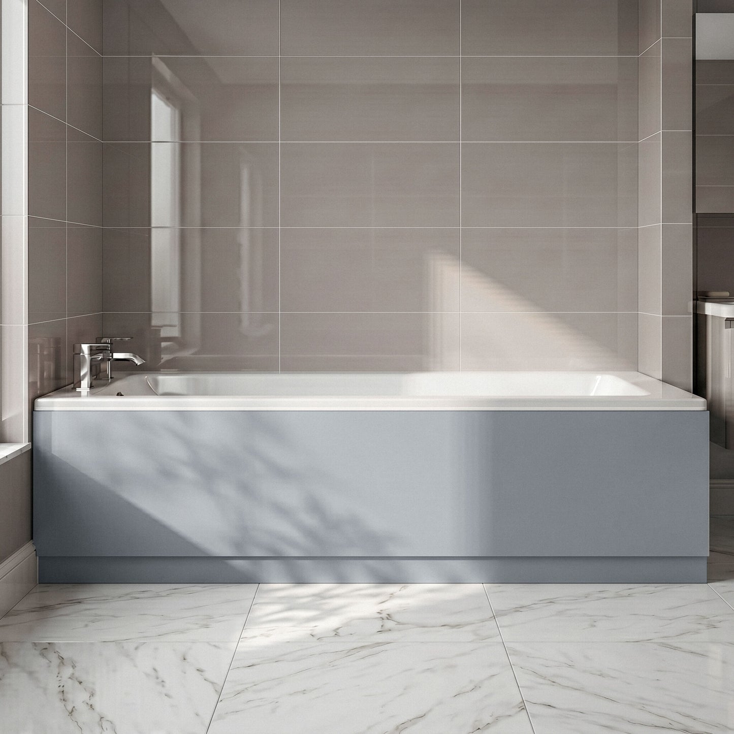 [BBPA278] Straight Bath Front Panel Available - Choice of Size and Colour - Silo