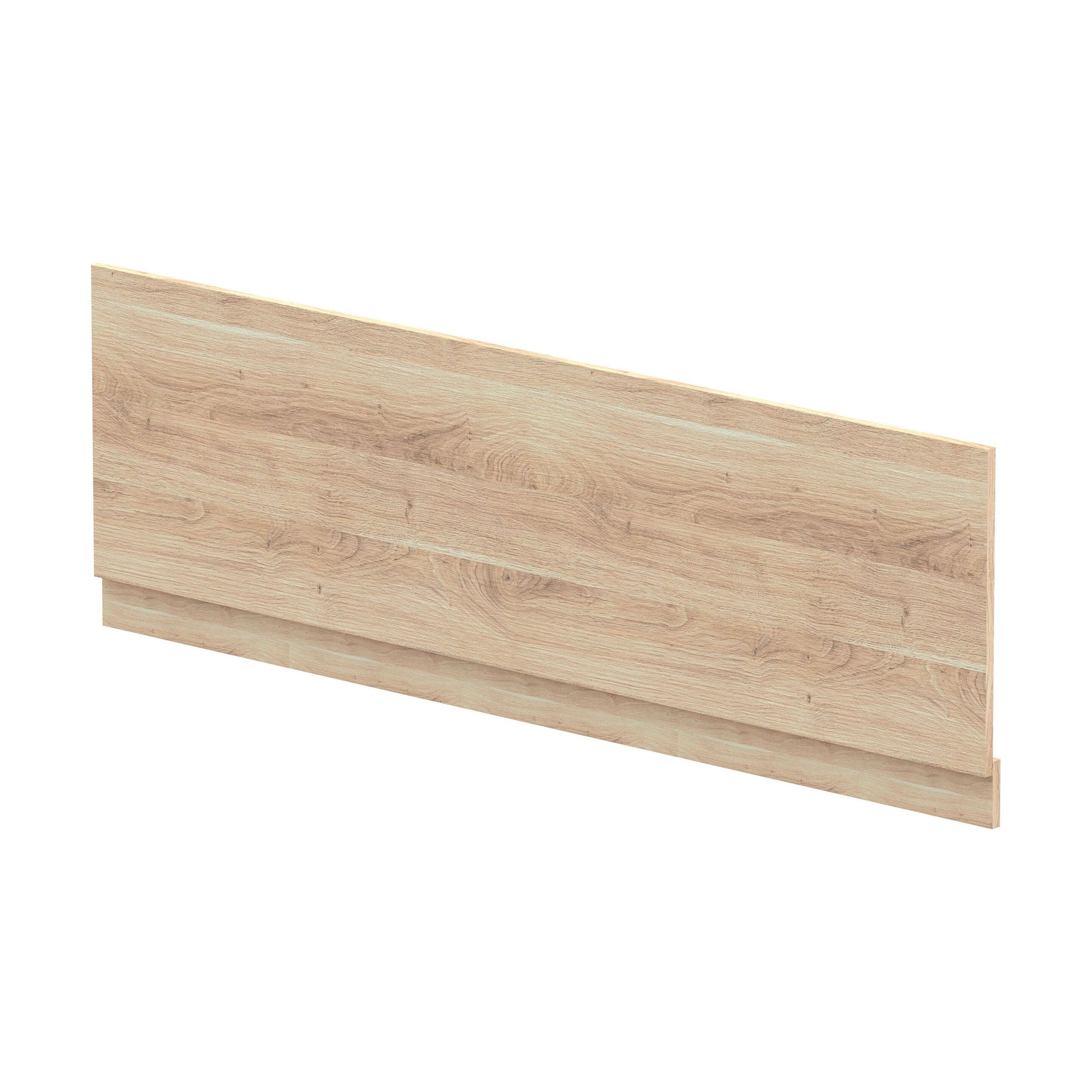 [BBPA3005] 1700mm Straight Bath Front Panel and Plinth - Bleached Oak - Cutout