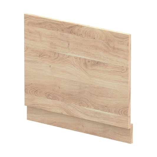 [BBPA3011] 700mm Straight Bath End Panel and Plinth - Bleached Oak - Cutout