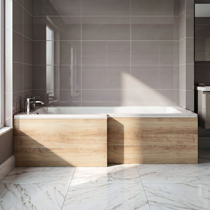 [BBPA3035] Chartley 1700mm Square Bath Front Panel - Choice of Colour - Silo