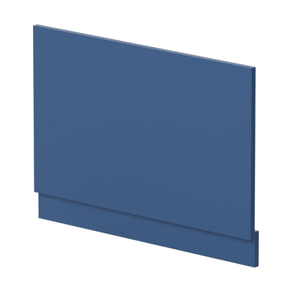[BBPA372] 800mm Straight Reversible Bath End Panel & Plinth - Satin Blue - Cutout