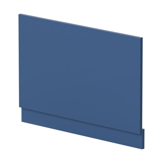 [BBPA372] 800mm Straight Reversible Bath End Panel & Plinth - Satin Blue - Cutout