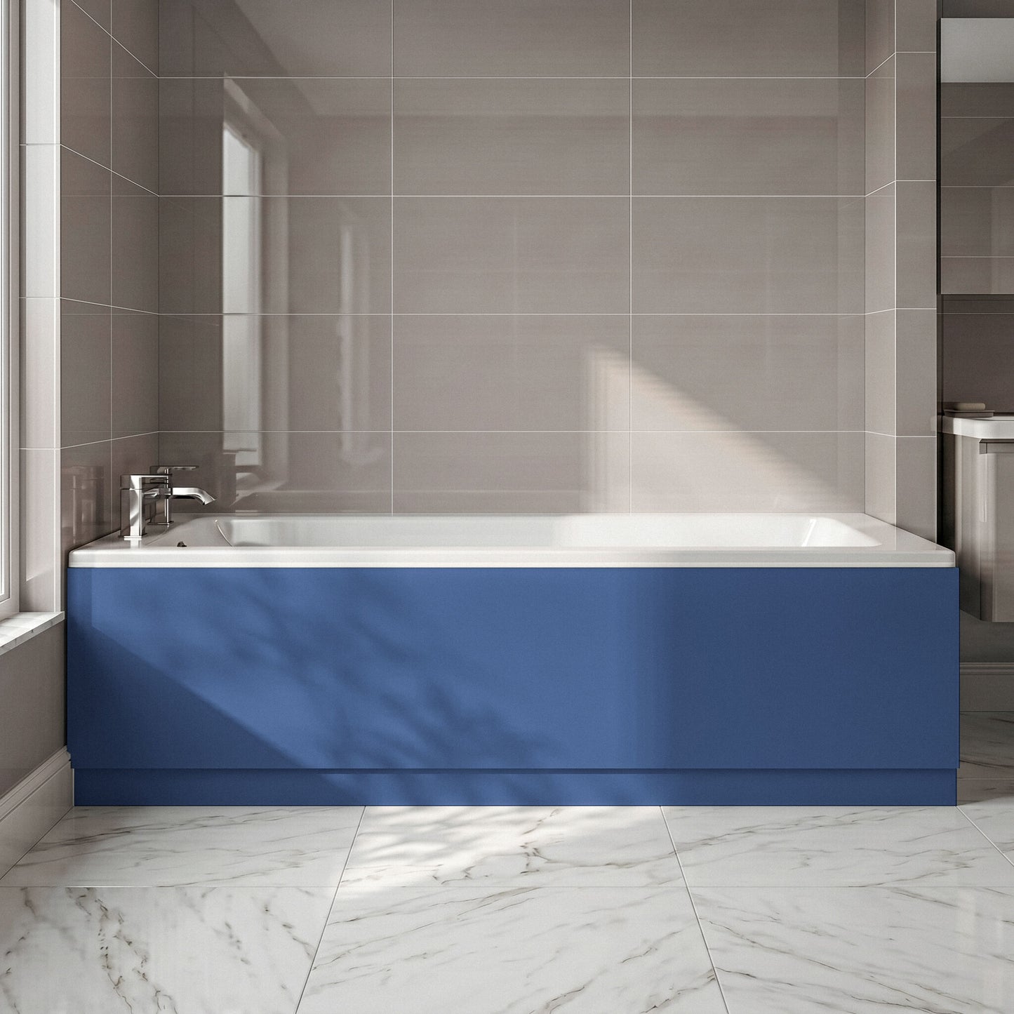 [BBPA377] Straight Bath Front Panel Available - Choice of Size and Colour - Silo