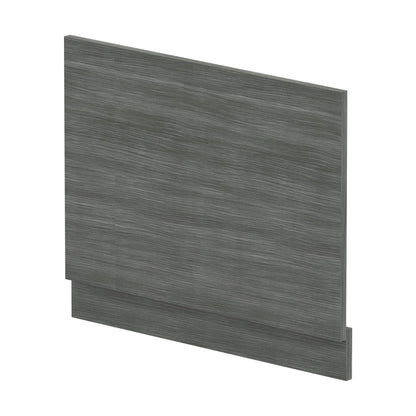 [BBPA511] 700mm Bath MFC End Panel & Plinth - Woodgrain Anthracite - Cutout