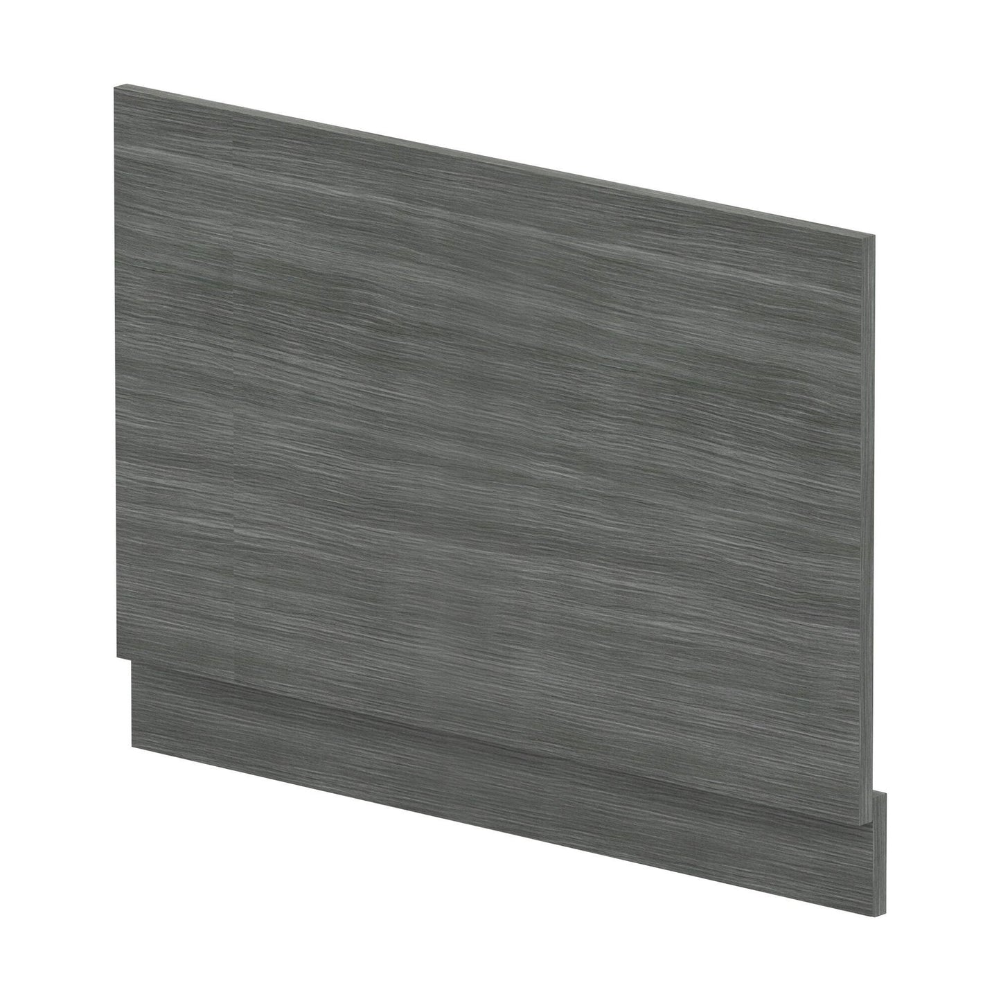 [BBPA513] 800mm Bath MFC End Panel & Plinth - Woodgrain Anthracite - Cutout