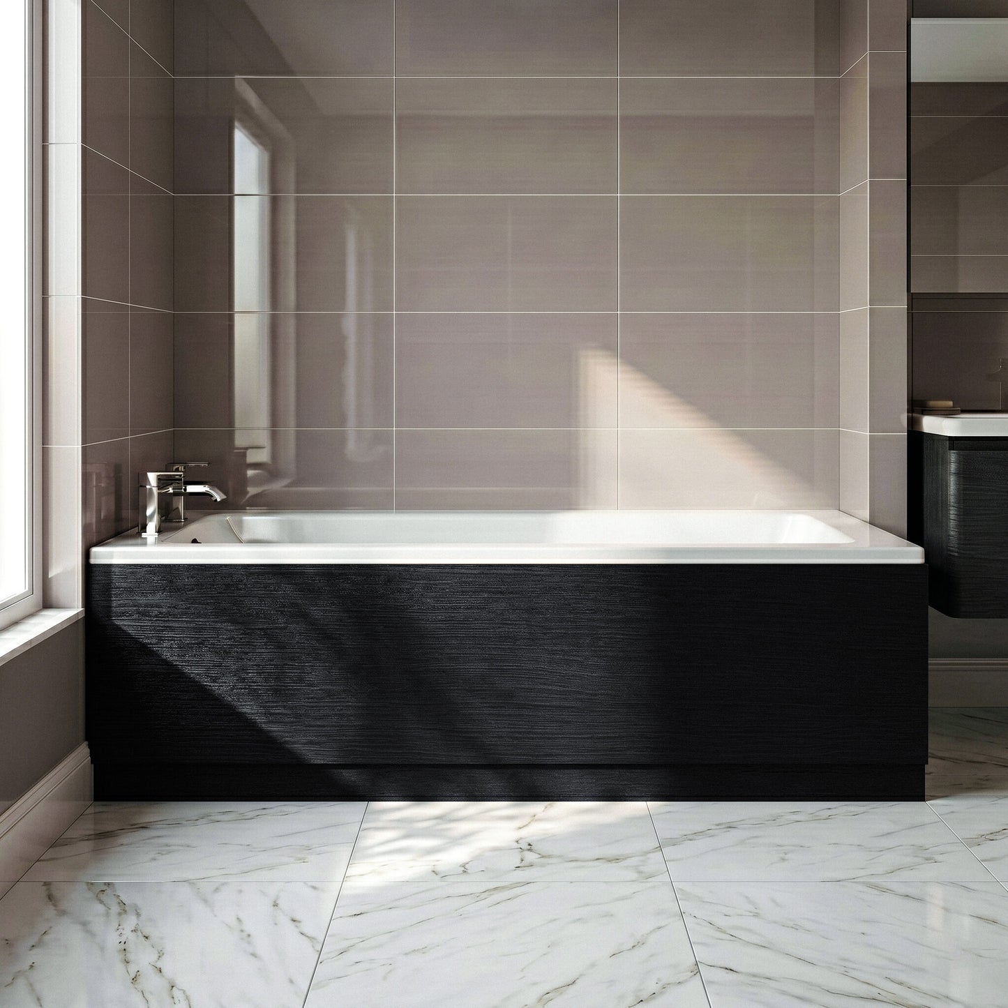 [BBPA605] Straight Bath Front Panel Available - Choice of Size and Colour - Silo