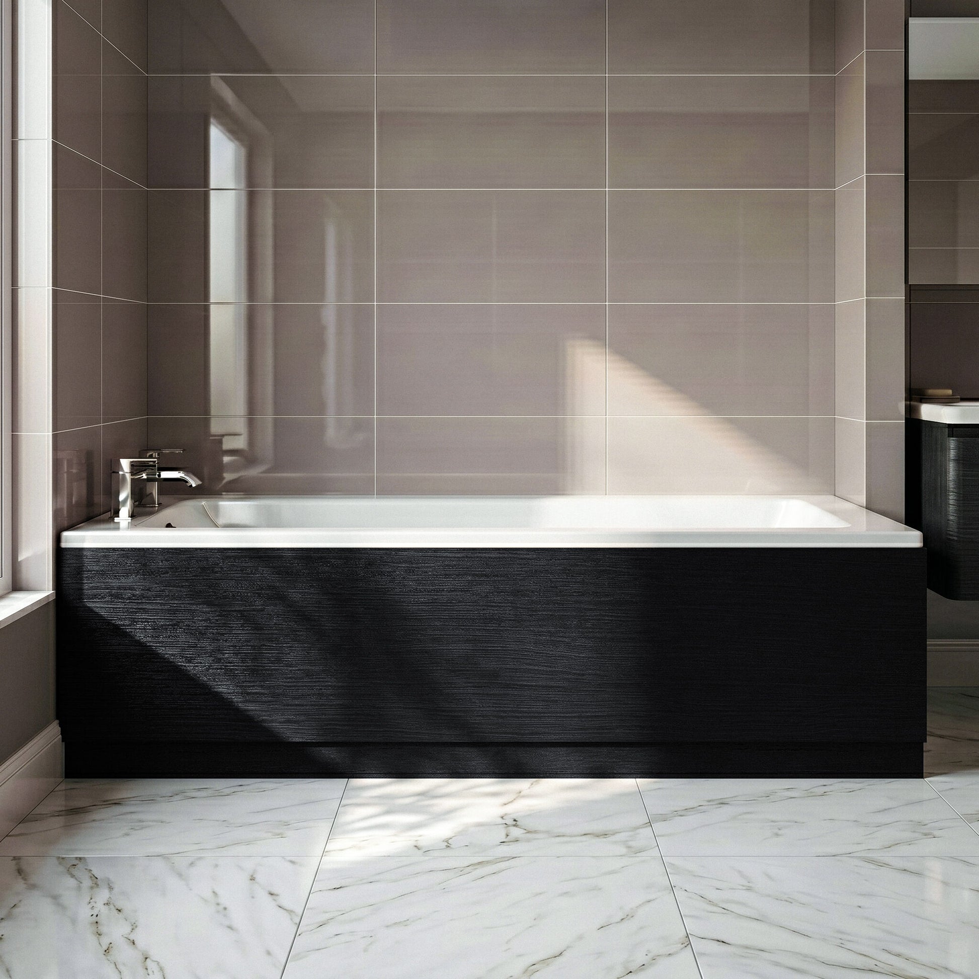 [BBPA607] Straight Bath Front Panel Available - Choice of Size and Colour - Silo