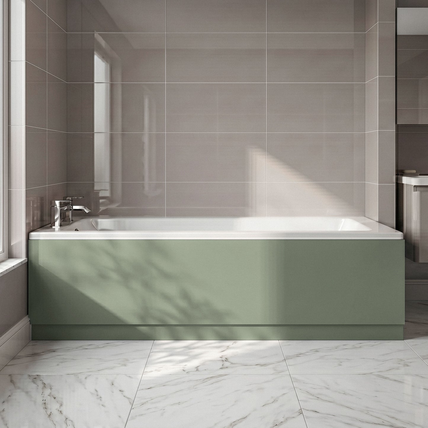 [BBPA805] Straight Bath Front Panel Available - Choice of Size and Colour - Silo