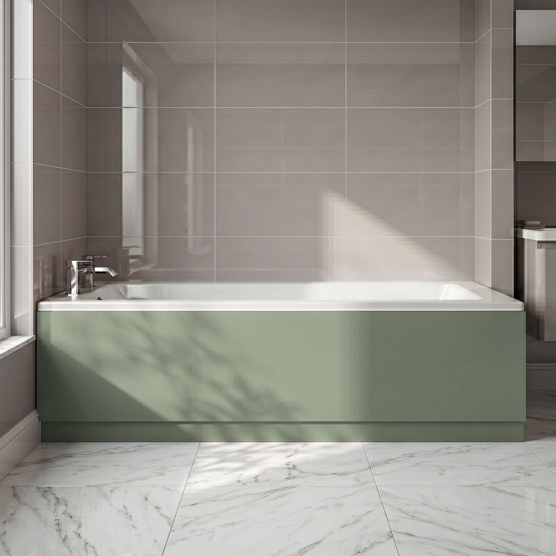[BBPA805] Straight Bath Front Panel Available - Choice of Size and Colour - Silo