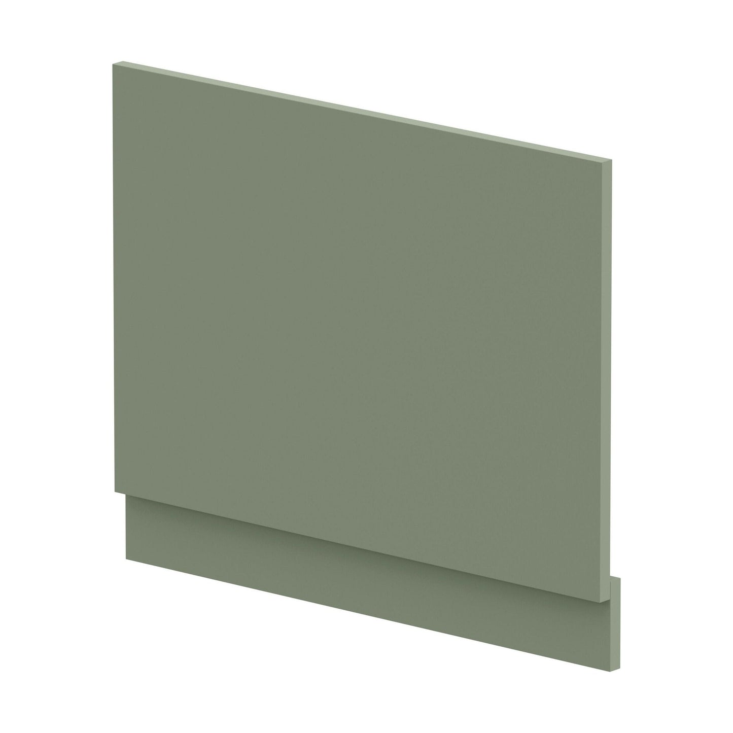 [BBPA811] 700mm Bath MDF End Panel & Plinth - Satin Green - Cutout