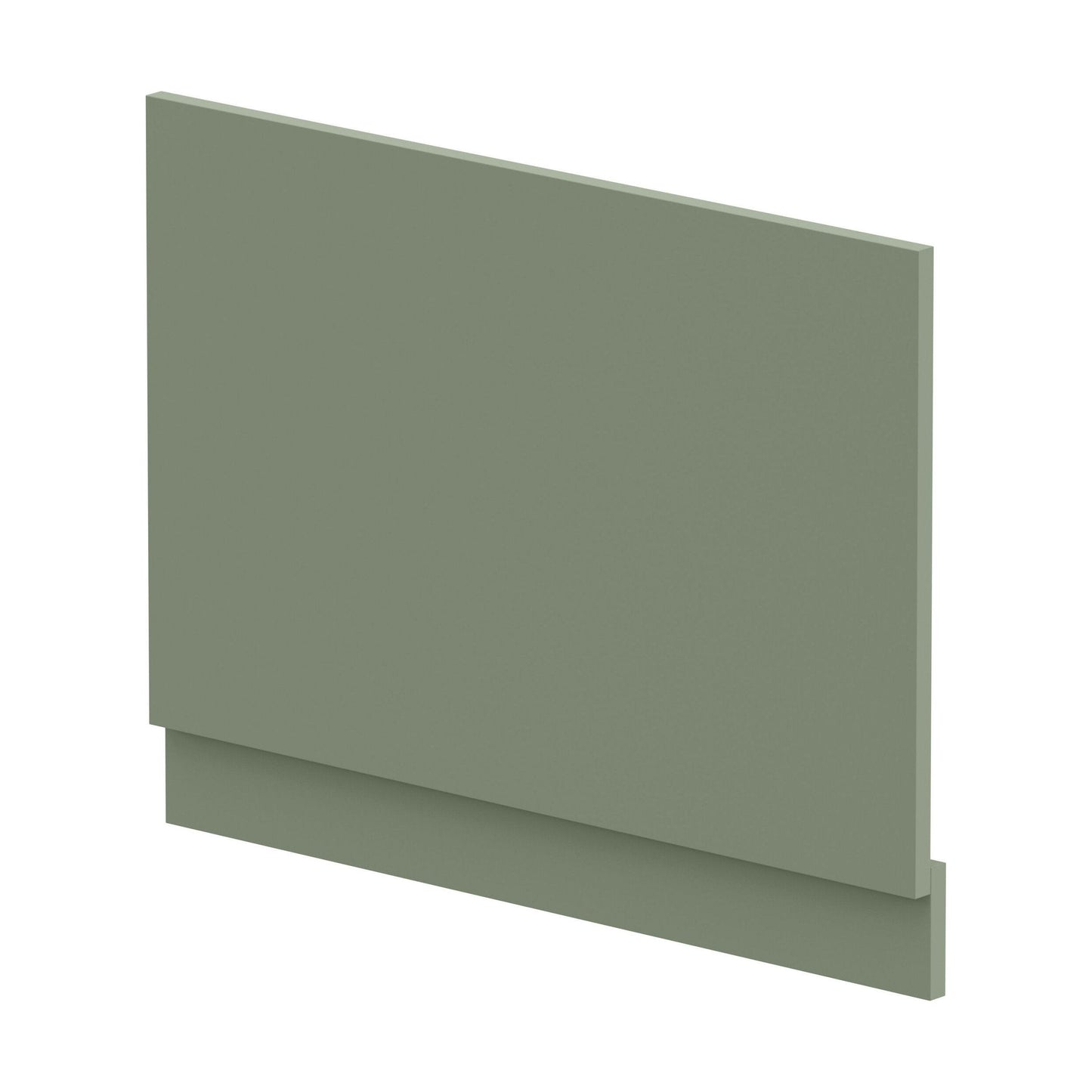 [BBPA812] 750mm Bath MDF End Panel & Plinth - Satin Green - Cutout