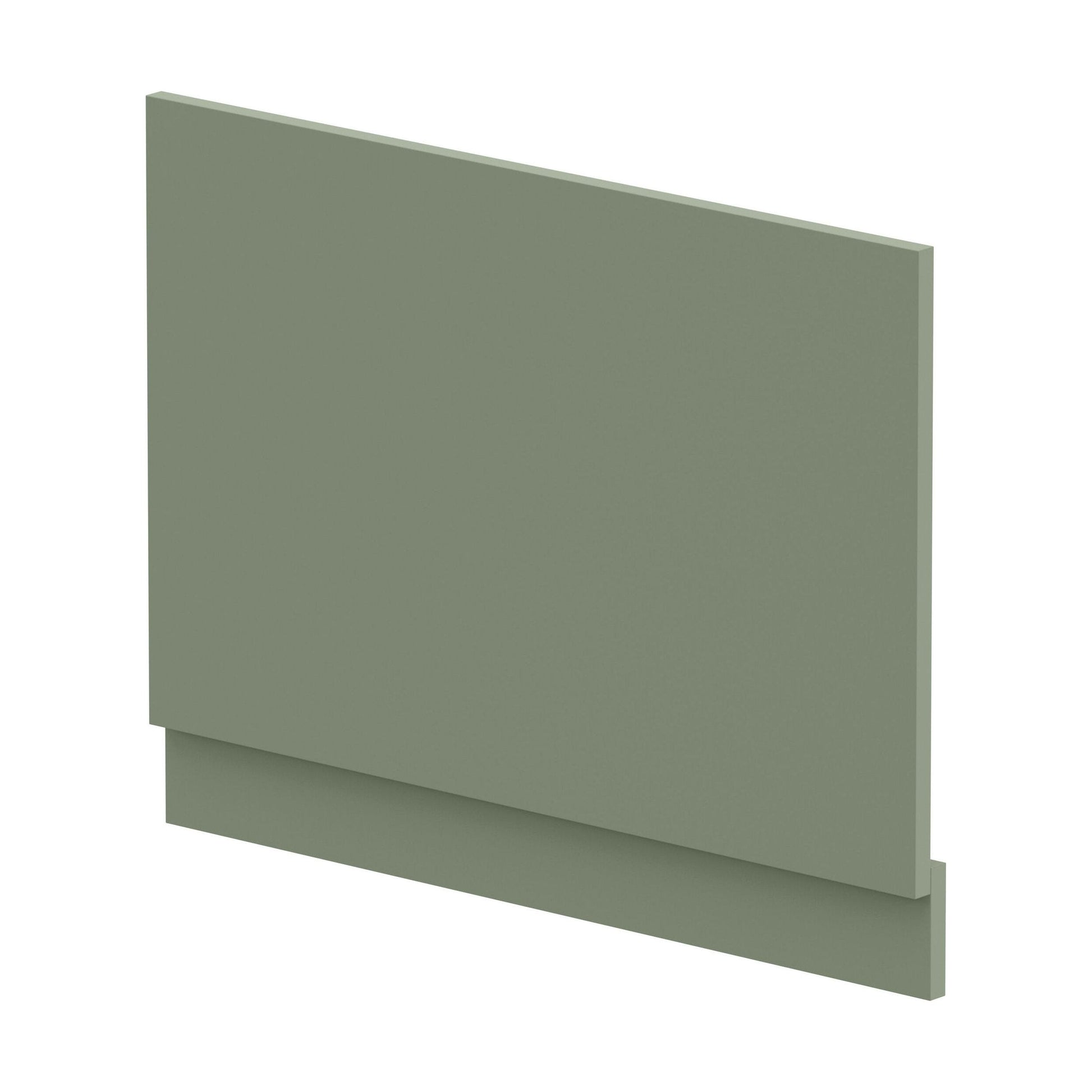 [BBPA812] 750mm Bath MDF End Panel & Plinth - Satin Green - Cutout