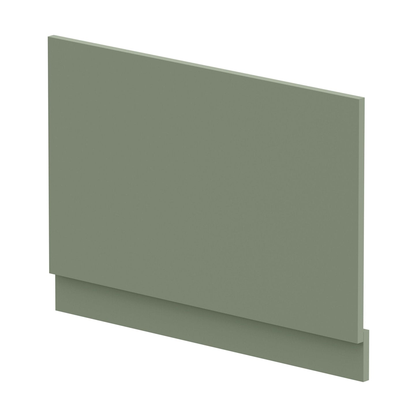 [BBPA813] 800mm Bath MDF End Panel & Plinth - Satin Green - Cutout