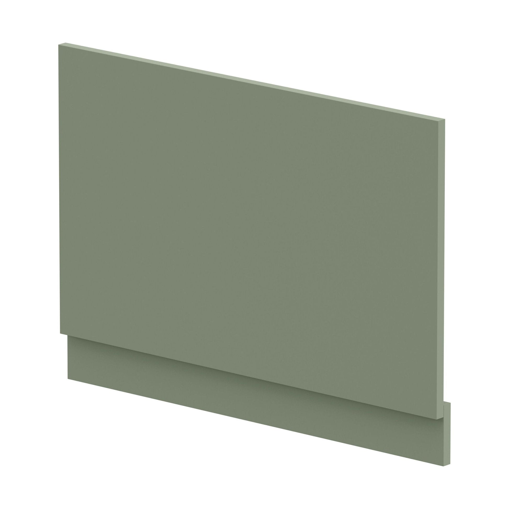 [BBPA813] 800mm Bath MDF End Panel & Plinth - Satin Green - Cutout