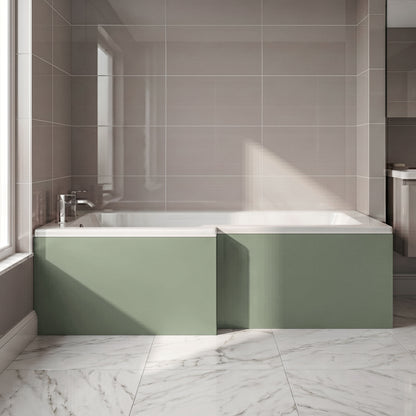 [BBPA835] Chartley 1700mm Square Bath Front Panel - Choice of Colour - Silo