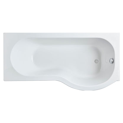 [BBPB106] 1600mm P shaped showerbath RH - Cutout