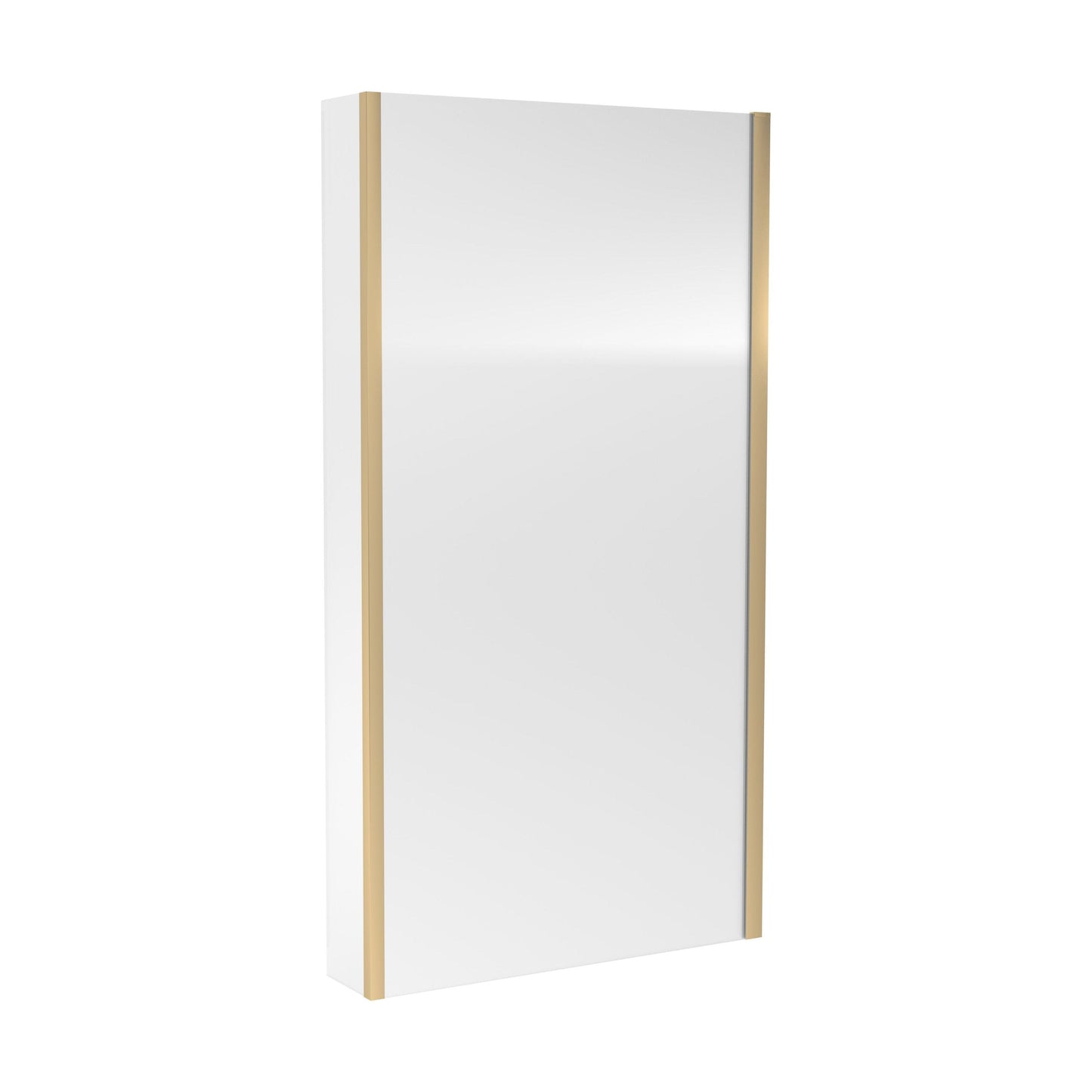 [BBSCBS28] Contemporary 6mm Toughened Safety Glass Reversible L-Shaped Bath Screen Fixed - Cutout