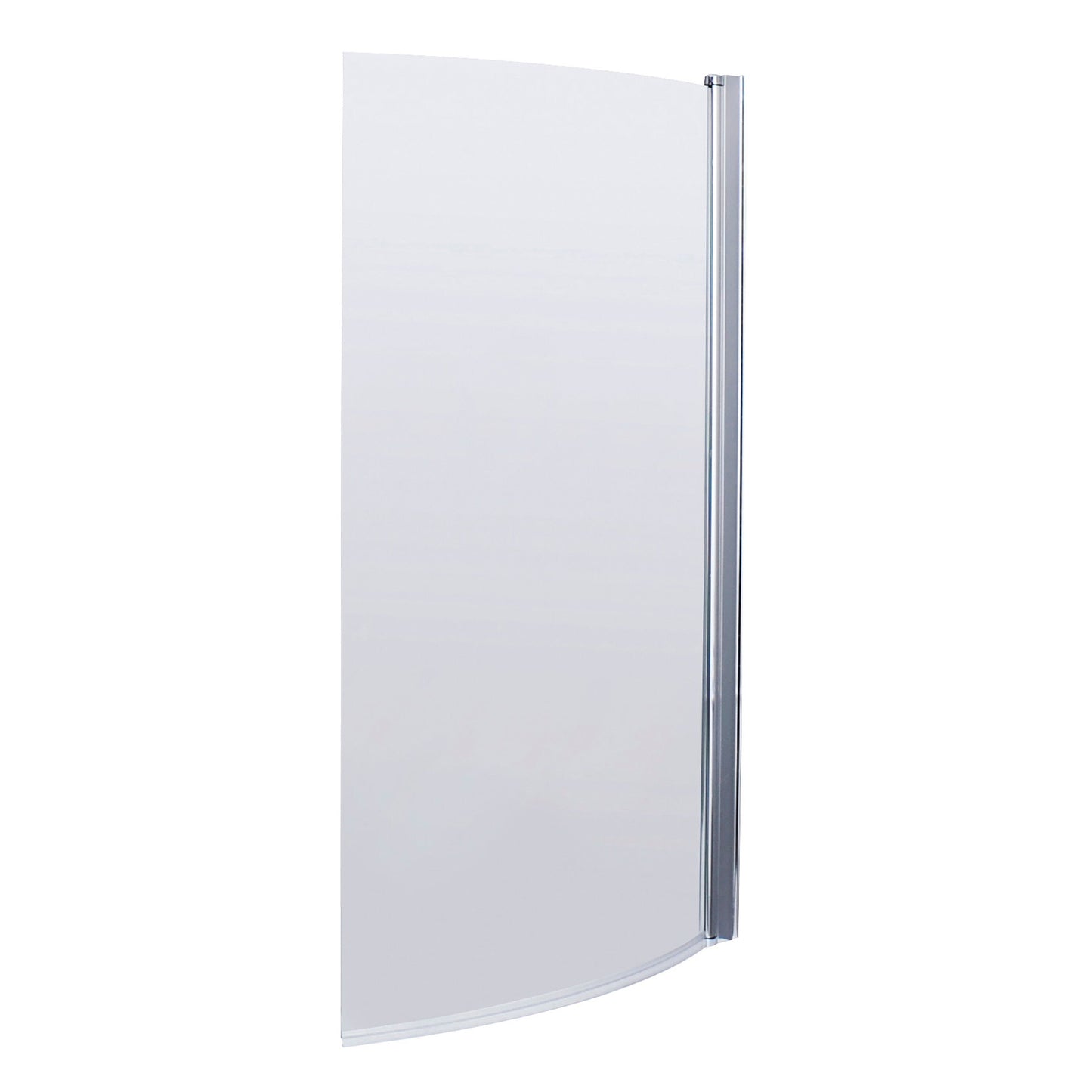 Contemporary Curved 6mm Toughened Safety Glass Reversible B-Bath Screen