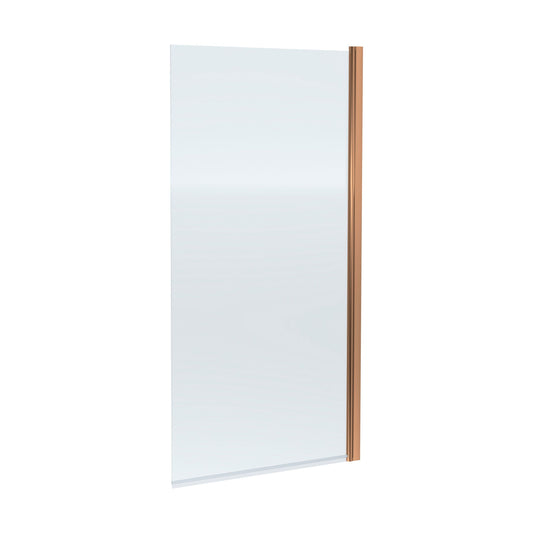 [BBSCSQ115] Balterley Bath Screen - Brushed Bronze - Cutout