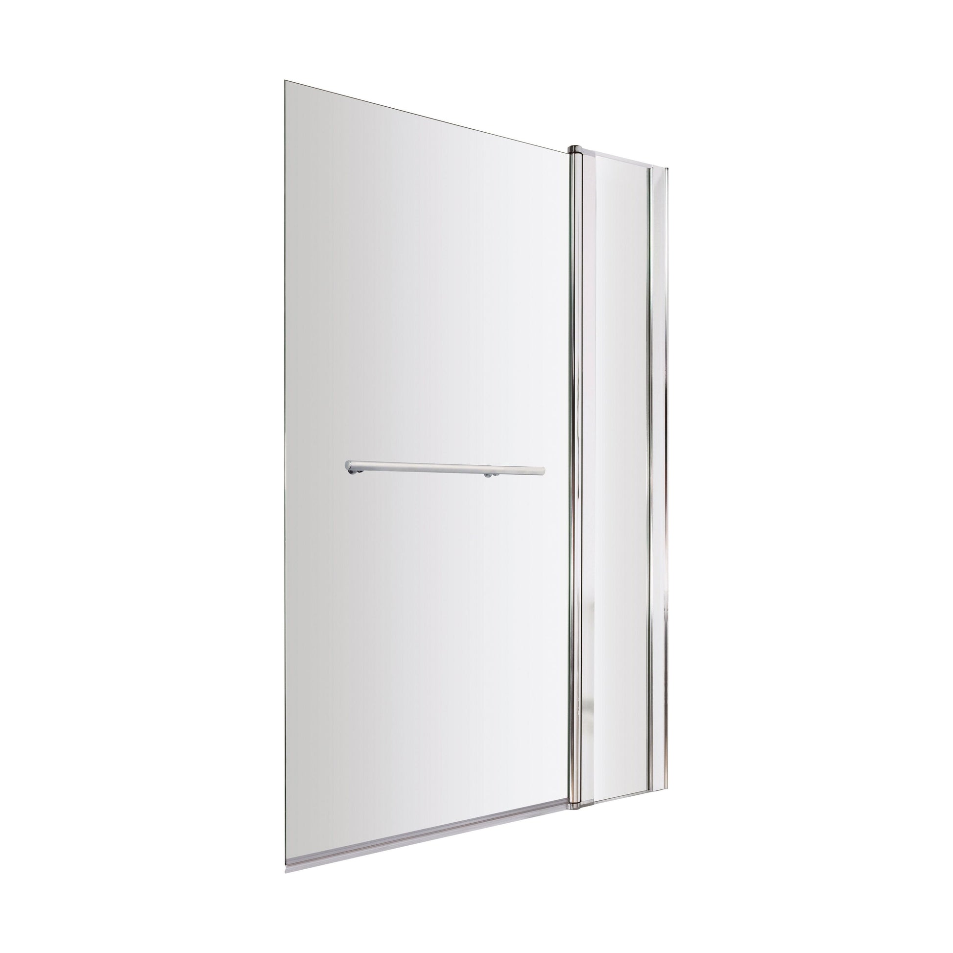 [BBSCSRR2] Contemporary Square Bath Shower Screen - Choice of Style and Finish - Cutout