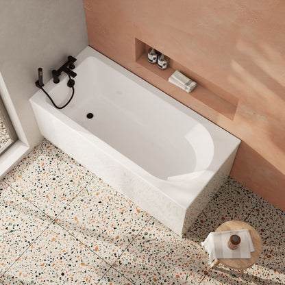 [BBSE605] Contemporary Round Single Ended Bath & Leg Set - Multiple Sizes Available - Lifestyle 2