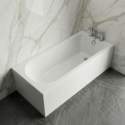 [BBSE605] Contemporary Round Single Ended Bath & Leg Set - Multiple Sizes Available - Silo