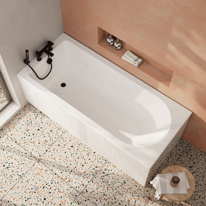 [BBSE607] Contemporary Round Single Ended Bath & Leg Set - Multiple Sizes Available - Lifestyle 2