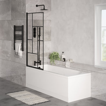 [BBSE60914] Round Single Ended 1700x700 Bath Set -  Front & End Panels & Leg Set - Lifestyle 3