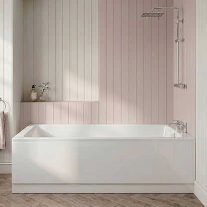 [BBSE60964] Square Single Ended 1700x700 with Leg Set & Front & End Bath Panels - Silo