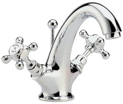 White Topaz With Crosshead Handle Mono Basin Mixer