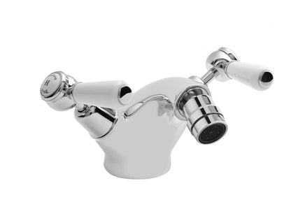 White Topaz With Lever Handle Bidet Tap