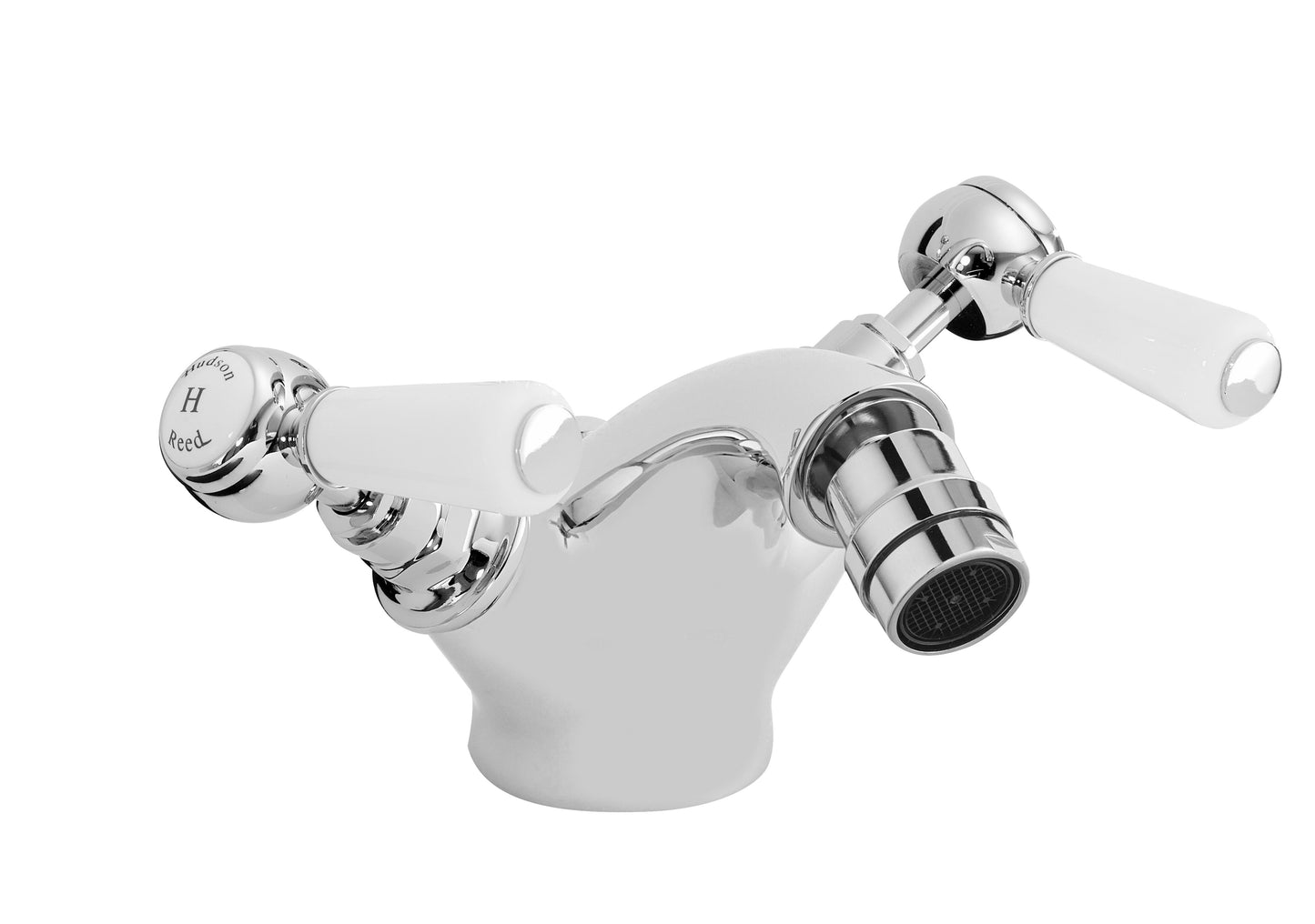 White Topaz With Lever Handle Bidet Tap
